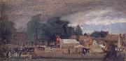 John Constable The Village fair,East Bergholt 1811 oil painting